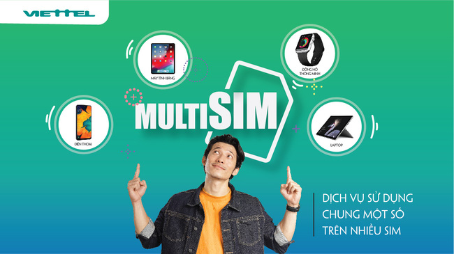 MultiSIM Viettel - Cách đăng ký MultiSIM dùng 4 SIM cùng 1 số