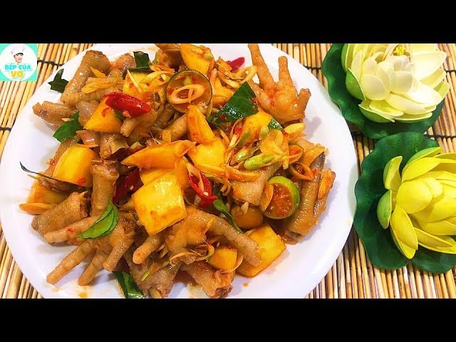 Cách làm món chân gà sốt Thái chua cay ngon miễn chê