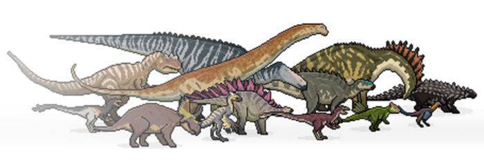 A little sneak peek at just a few examples of the DinoX NFTs!