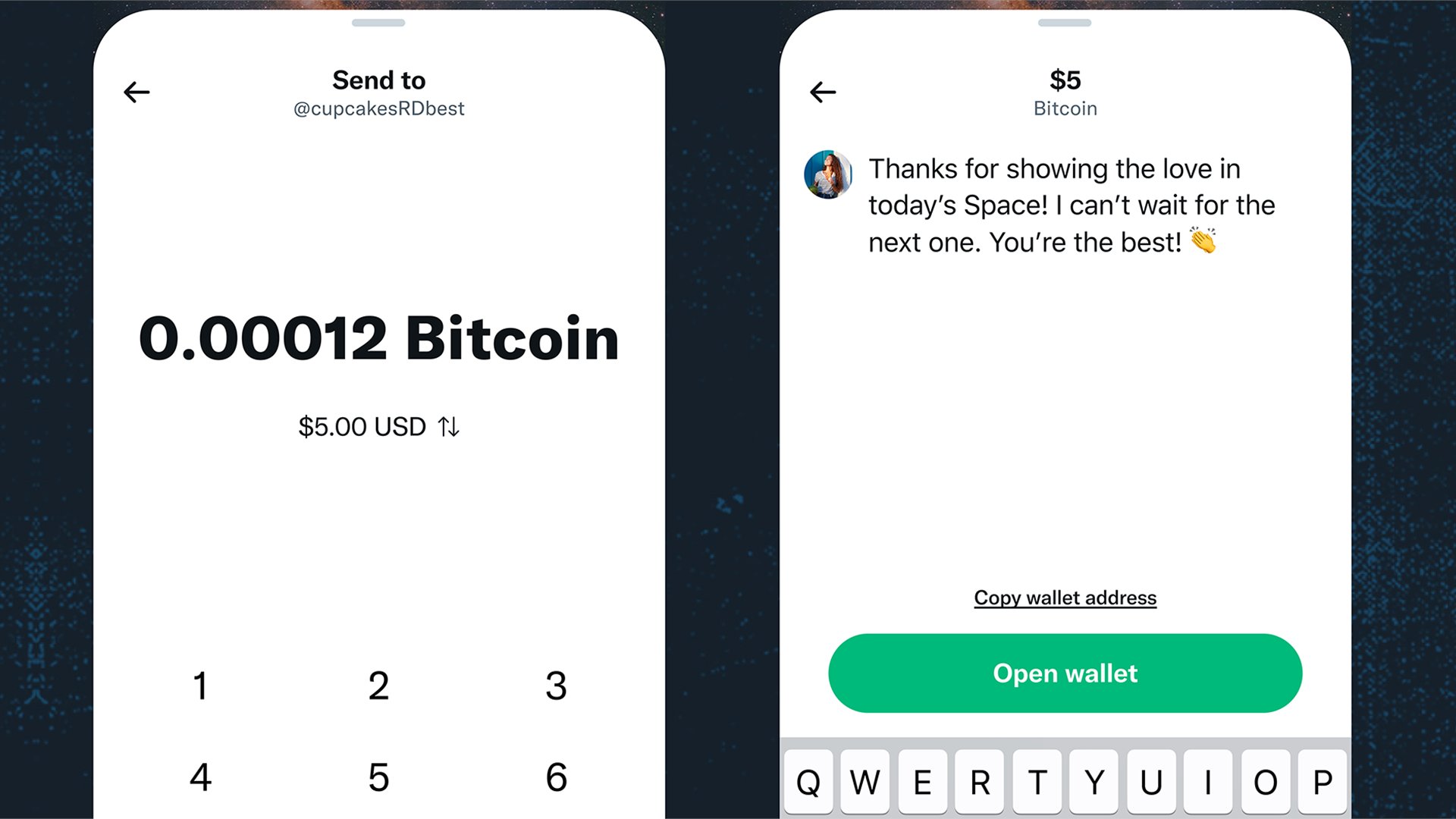 Twitter ra mắt tính năng gửi tiền Bitcoin ngay trên ứng dụng iOS
