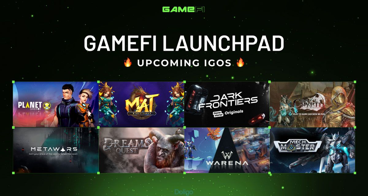 8 dự án sẽ tổ chức IGO trên GameFi trong tháng 10