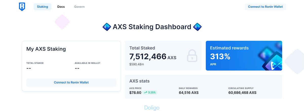 Axie Infinity mở cổng staking AXS, giá token tăng 58% để lập ATH mới - Trang 1