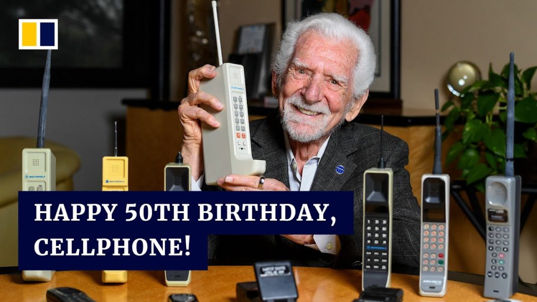 Happy 50th birthday to the cellphone: inventor remembers the first mobile call