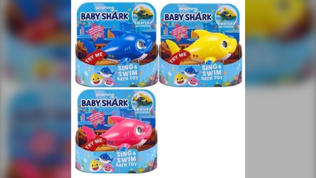 Baby Shark bath toy recalled in Canada