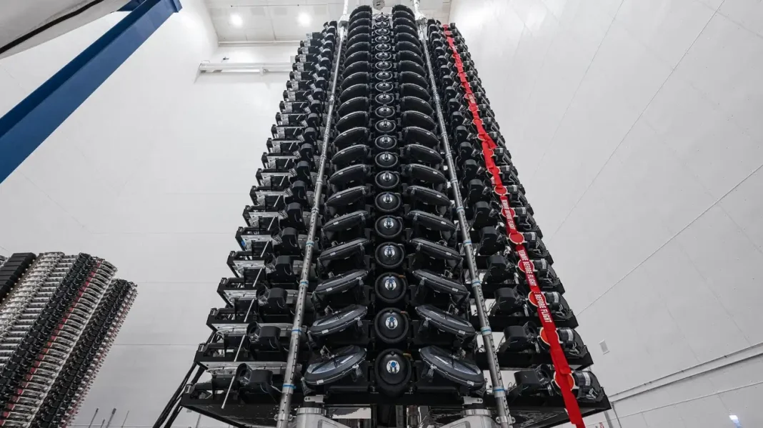 SpaceX first revealed its Gen2 satellites in February 2023.