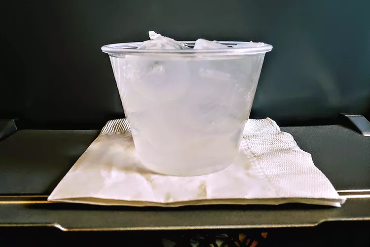 You Should Think Twice Before Having Ice on a Plane
