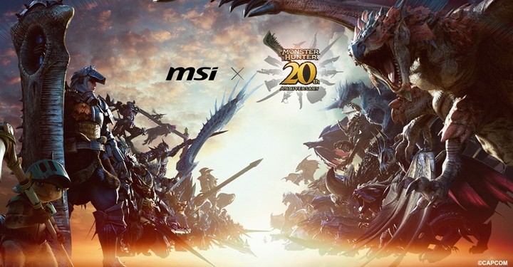 MSI và CAPCOM tổ chức Kỷ niệm 20 năm ra mắt game Monster Hunter